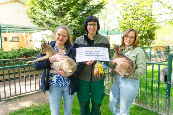 VorschauBild - 600 Euro für den Inselzoo Altenburg