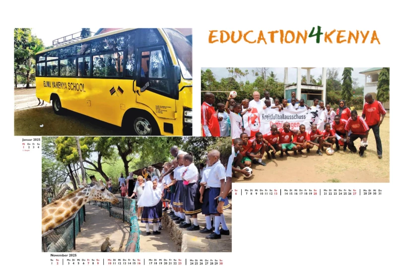 Kalender 2025 vom education4kenya e. V. | 