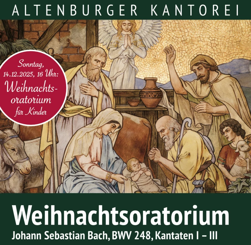 Bachs Weihnachtsoratorium für Kinder und Erwachsene in der Altenburger Brüderkirche | 
