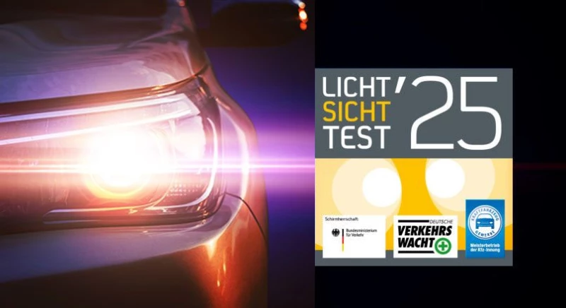 Jedes vierte Auto mit mangelhafter Fahrzeugbeleuchtung unterwegs | Licht-Test 2025