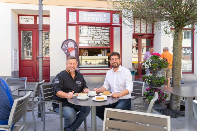 VorschauBild - Neues Terrassenangebot am Kornmarkt belebt die Altenburger Innenstadt