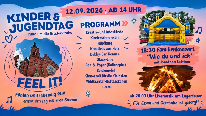 VorschauBild - Kinder- und Jugendtag rund um die Brüderkirche lädt zum Mitmachen ein