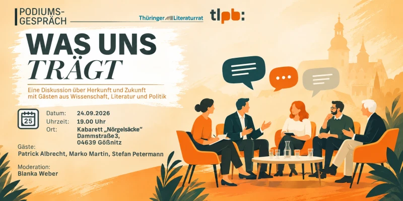 Podiumsdiskussion „Was uns trägt“ im Kabarett Nörgelsäcke | 