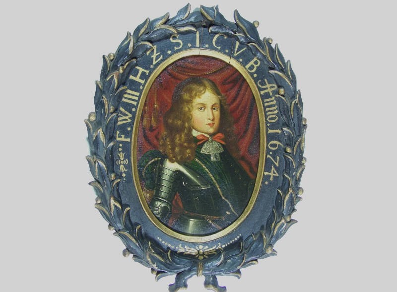 Sonntagsführung: „Meine Tage sind leichter dahingeflogen“ – Das kurze und bewegte Leben von Herzog Friedrich‑Wilhelm III. | Unbekannter Künstler, Herzog Friedrich Wilhelm III., 1672