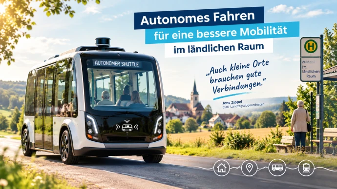 VorschauBild - CDU-Fraktion will mit autonomem Fahren die Mobilität im ländlichen Raum verbessern