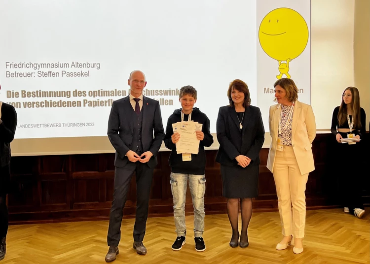 Siegerehrung Fabian Löser - Platz 1