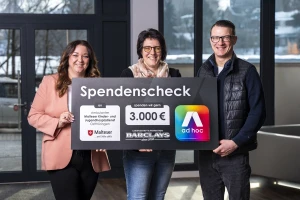 Barclays Gera und ad hoc spenden 3.000 Euro an Malteser Ambulanten Kinder- und Jugendhospizdienst Ostthüringen