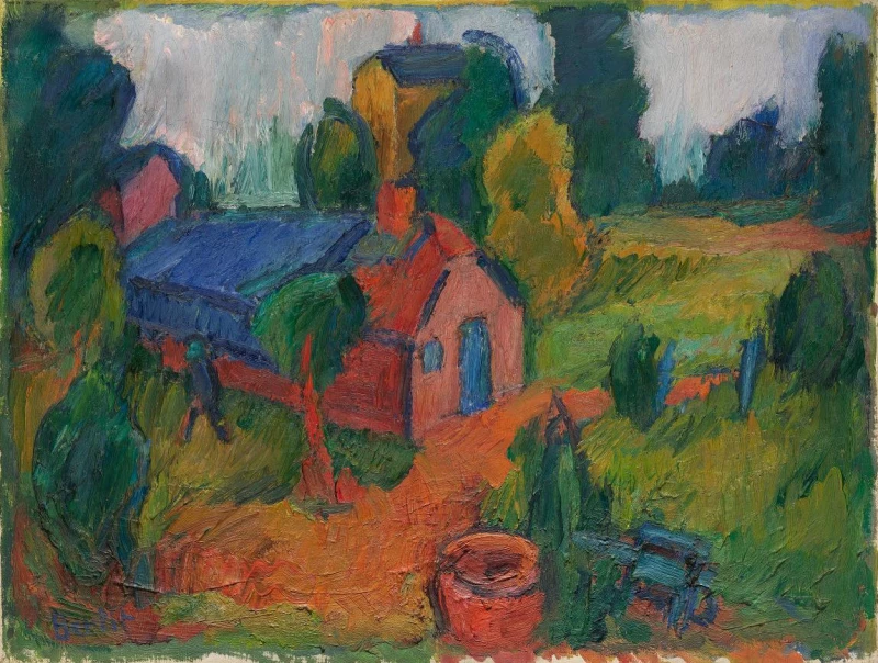 Veranstaltungen des Lindenau-Museums Altenburg im November 2023 | Rüdiger Berlit, Landschaft, um 1920, Lindenau-Museum Altenburg