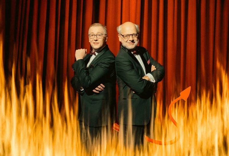 Höllisch gut in die neue Spielzeit – Das Theater Altenburg Gera lädt zur Eröffnungsgala ein | Eröffnungsgala des Theaters Altenburg Gera | v.l.n.r. Schauspieldirektor Manuel Kressin und Generalintendant Kay Kuntze