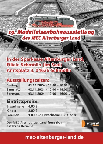 VorschauBild - Modelleisenbahnausstellung des MEC