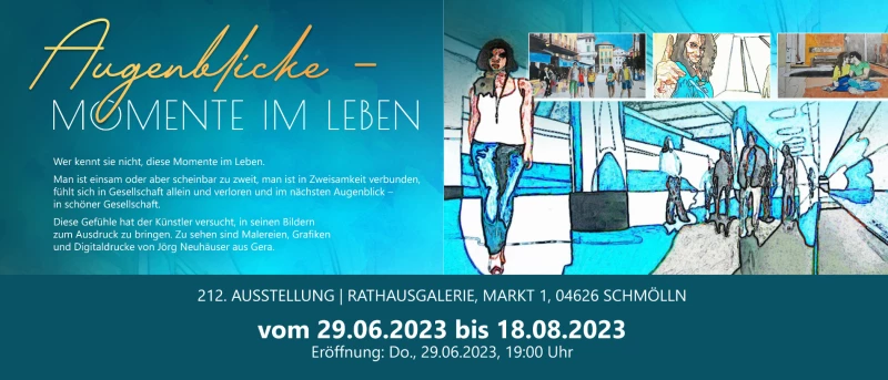 Ausstellungseröffnung „Augenblicke – Momente im Leben“ | 
