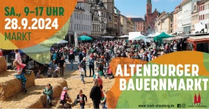 Sperrungen zum Altenburger Bauernmarkt