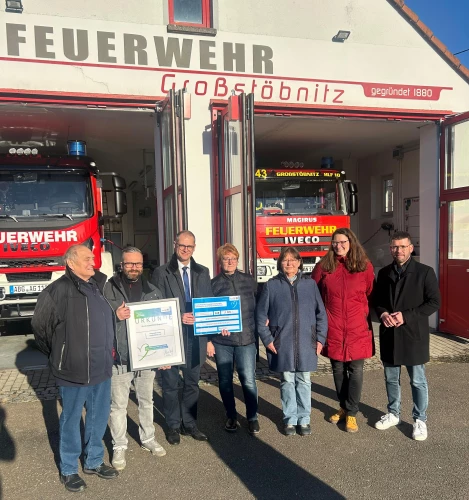 VorschauBild - Fördermittelübergabe an den Feuerwehrverein Großstöbnitz