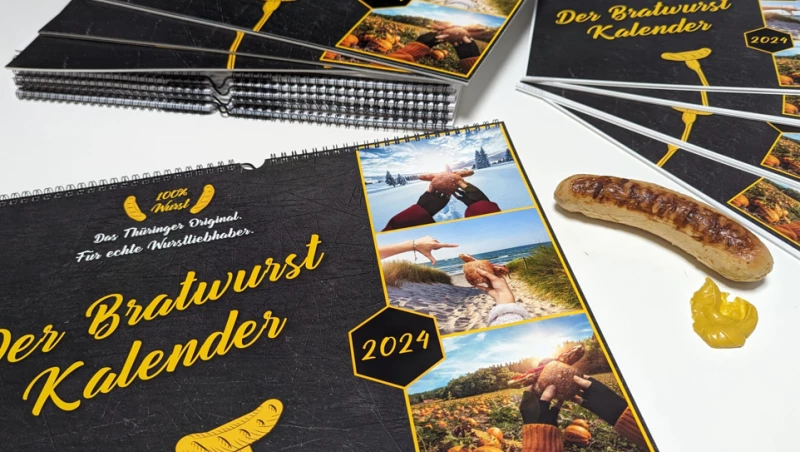 Der Bratwurstkalender 2024 - Aus dem schönen Altenburg - Für alle Bratwurstliebhaber | 