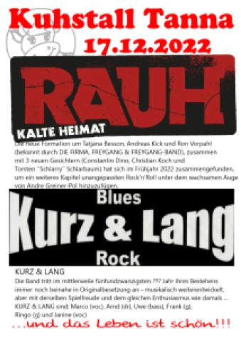 VorschauBild - Konzert: RAUH / Kurz & Lang