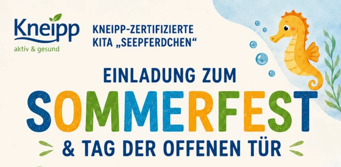 VorschauBild - Sommerfest & Tag der offenen Tür in der Kita „Seepferdchen“