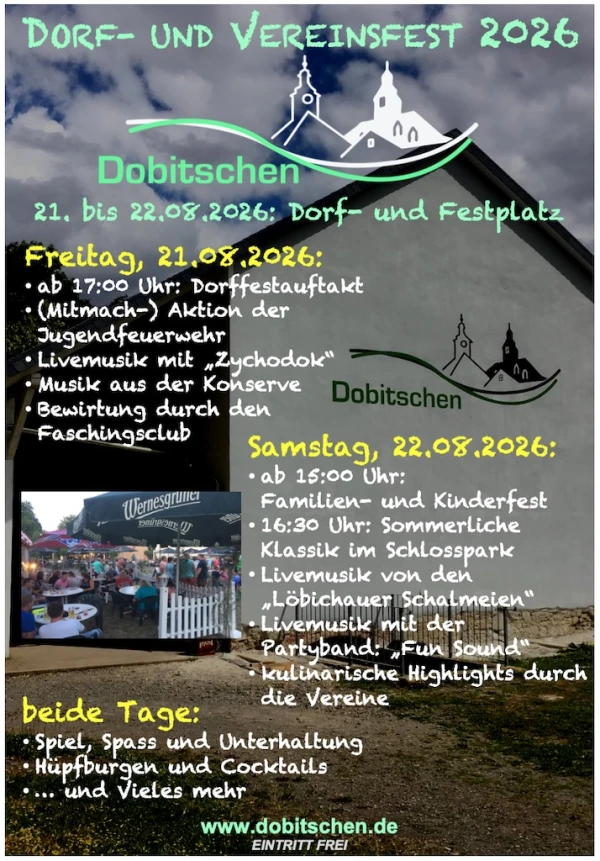 Dorf- und Vereinsfest Dobitschen