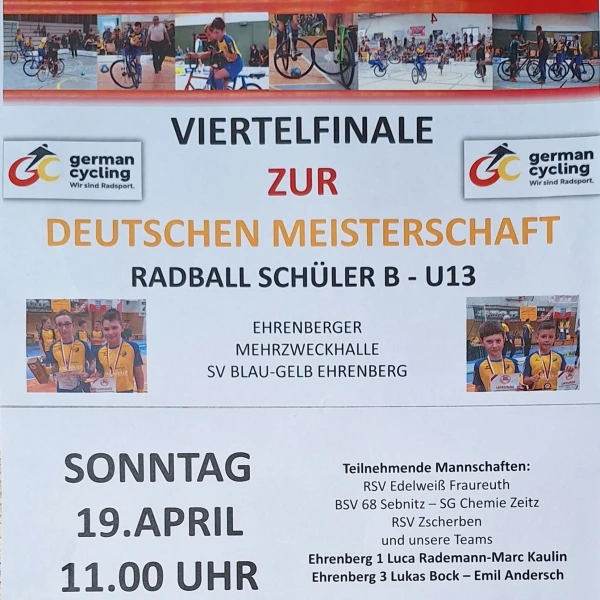 Viertelfinale - Deutsche Meisterschaft U13