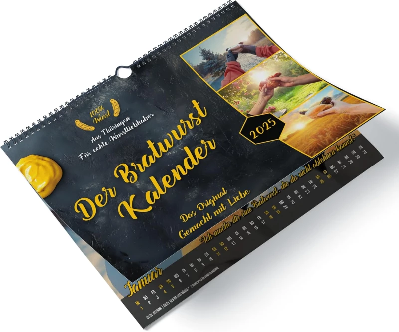 Der Bratwurstkalender 2025 aus Thüringen: | 