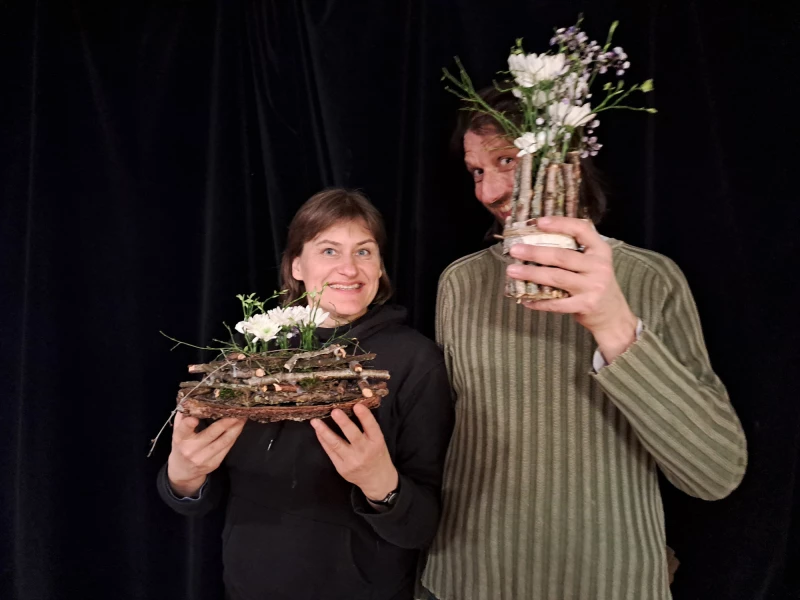 Ostern im Gößnitzer Kabarett Nörgelsäcke | "Gründlich gemütlich" - Bettina Prokert und Maxim Hofmann