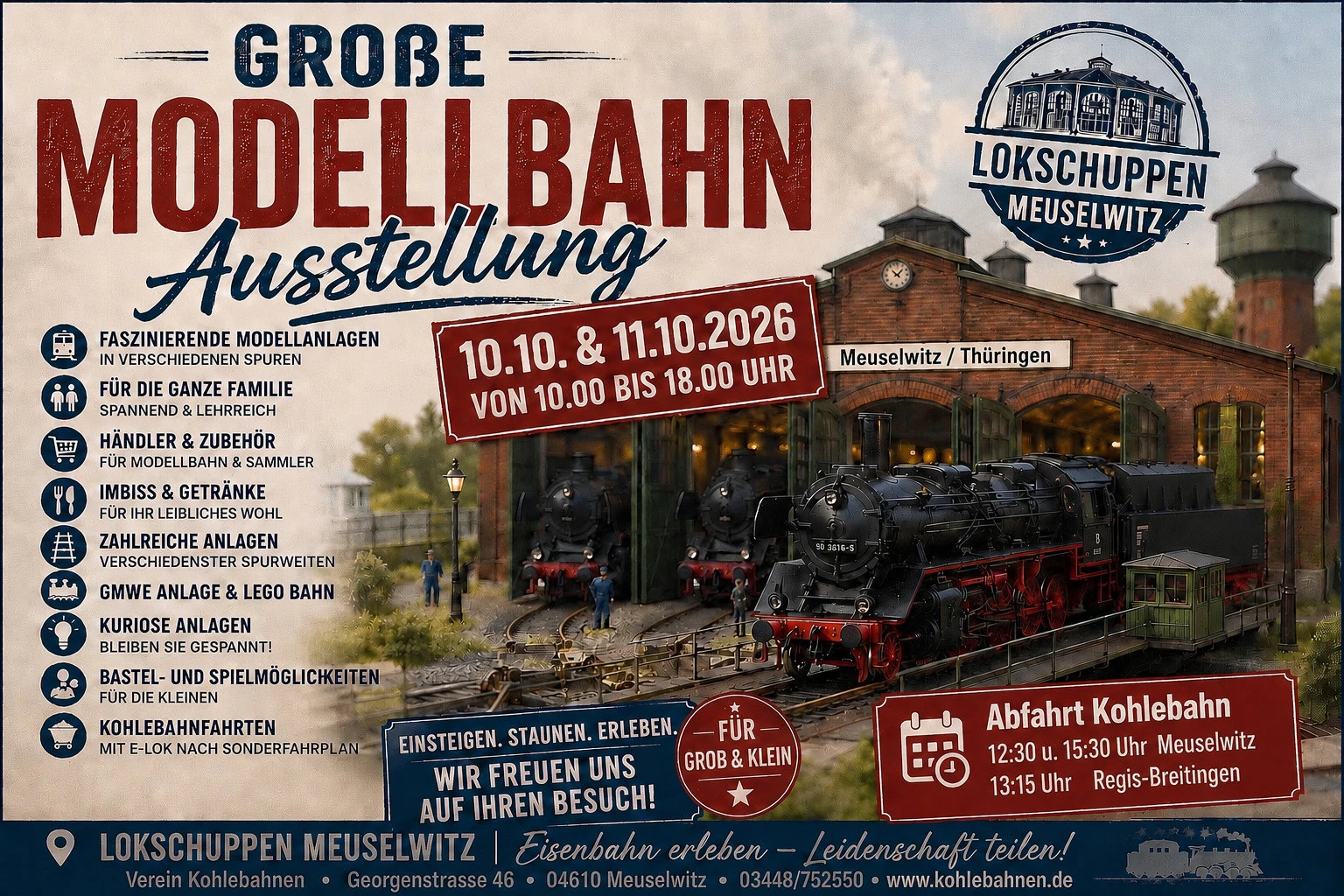 Große Modellbahn-Ausstellung in Meuselwitz