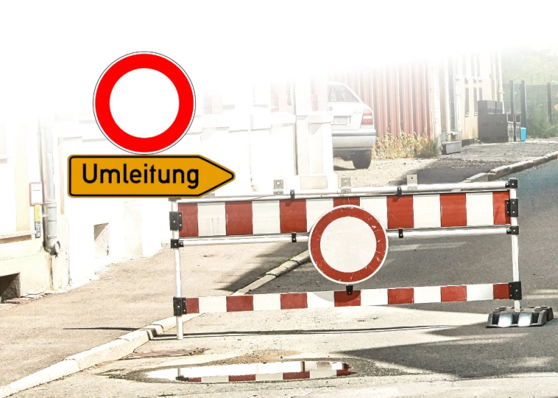 Sperrungen zur Altenburger Frühlingsnacht | Symbolbild Straßensperrungen / Verkehrsgeschehen im Altenburger Land