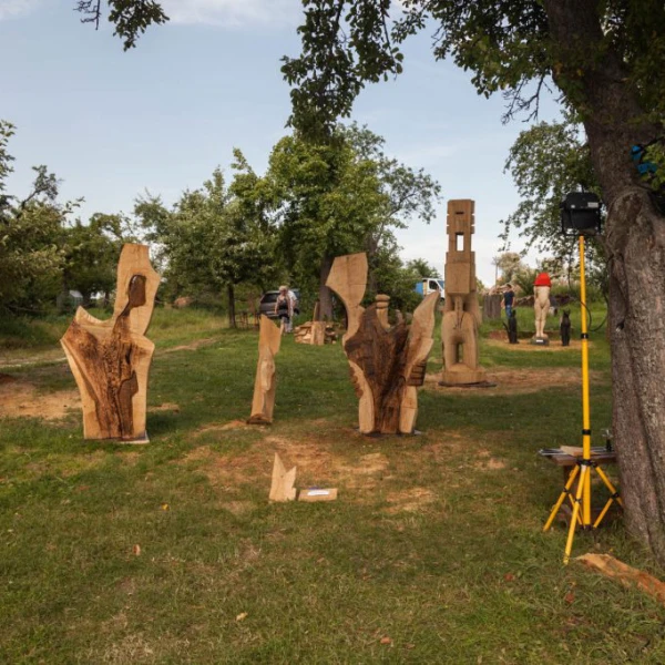 Vernissage des 25. Holzbildhauerpleinairs