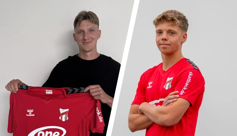 Felix Müller kehrt zum ZFC Meuselwitz zurück, Theo Teßmer bleibt beim ZFC | Felix Müller / Theo Teßmer