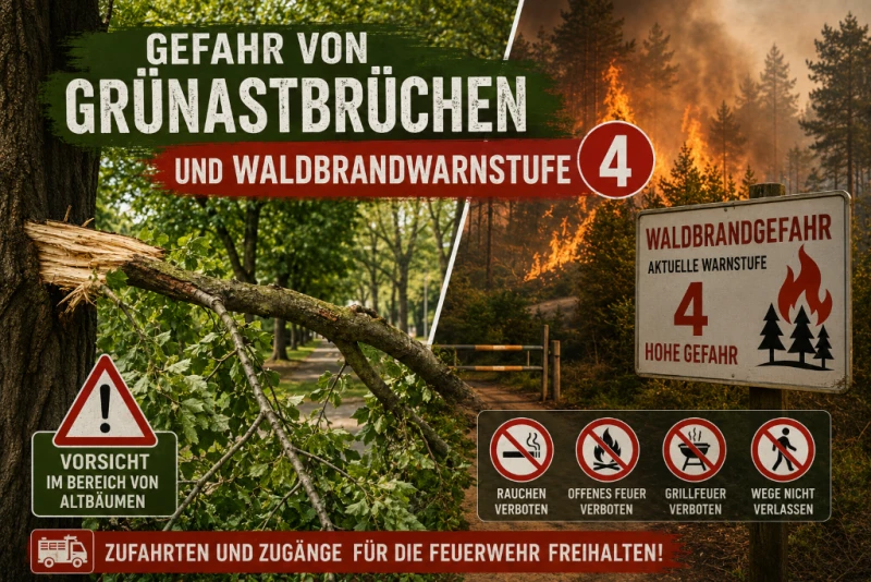 Trockenheit setzt Gehölzen zu: Gefahr von Grünastbrüchen in Altenburg | 