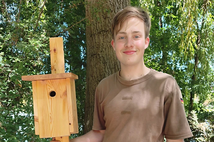 VorschauBild - Neue Nistkästen im Inselzoo Altenburg: FÖJ-Projekt für heimische Singvögel