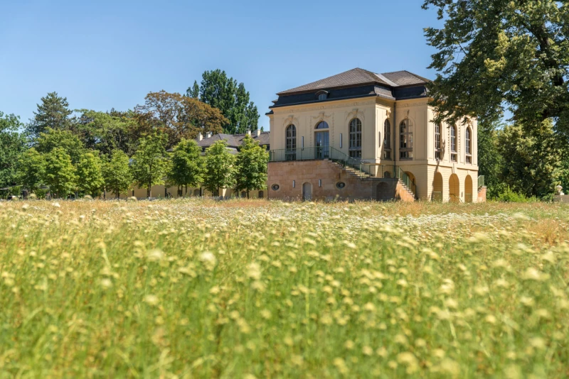Gartenlust – eine Frühlingspromenade durch den Oberen Schlosspark | Oberer Schlosspark mit Teehaus und Orangerie