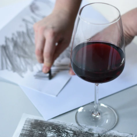 VorschauBild - Werkstatt am Abend | Öl + Wein: Malen mit Ölfarben