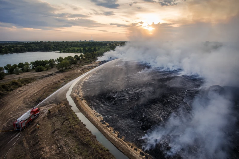 Großbrand bei Meuselwitz: LMBV setzt auf Flutung statt Löschhubschrauber | 