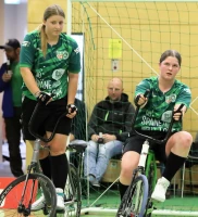 Frauen-Radballduo Leonie Reinicke/Isabell Kaiser (SG Langenleuba-Niederhain/Fraureuth) wird Deutscher Vizemeister