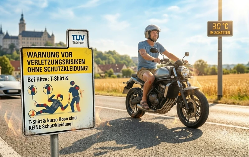Motorradfahren bei Hitze | 
