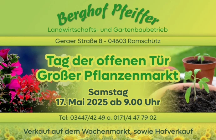 VorschauBild - Tag der offenen Tür im Berghof Pfeiffer in Romschütz