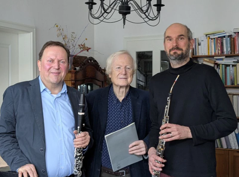 Doppelrohr trifft Rohrblatt–Seltene Kammermusik im Heizhaus Altenburg | Uwe Knaust (Klarinette) und Robert Matthes (Oboe) gemeinsam mit dem Gastprofessor Ulrich Urban (Klavier)
