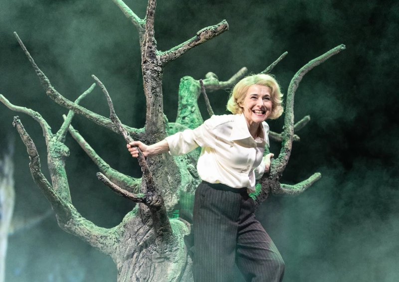 Schwarzer Humor trifft Lebenslust: „Harold und Maude“ im Theaterzelt Altenburg | Harold und Maude - Kammerschauspielerin Mechthild Scrobanita