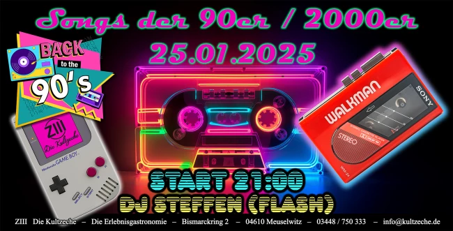 VorschauBild - 90er &amp; 2000er MEGAPARTY mit DJ Steffen