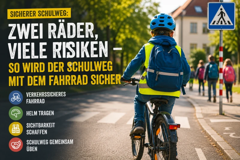 Schulweg per Rad: So werden Kinder sicherer im Straßenverkehr | 