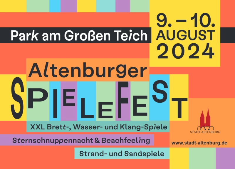 XXL-Spielfest im Park am Großen Teich in Altenburg | 