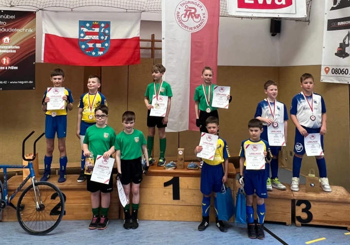 VorschauBild - Schüler U11: Stimmungsvolle Spiele in Ehrenberg - Thüringer Landesmeisterschaften im Radball 2026