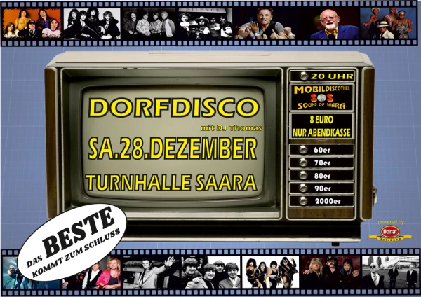 Dorfdisco in Saara