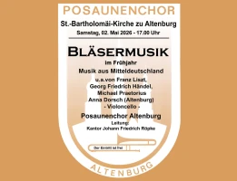 Bläsermusik im Frühjahr — St. Bartholomäi-Kirche, 2. Mai 2026