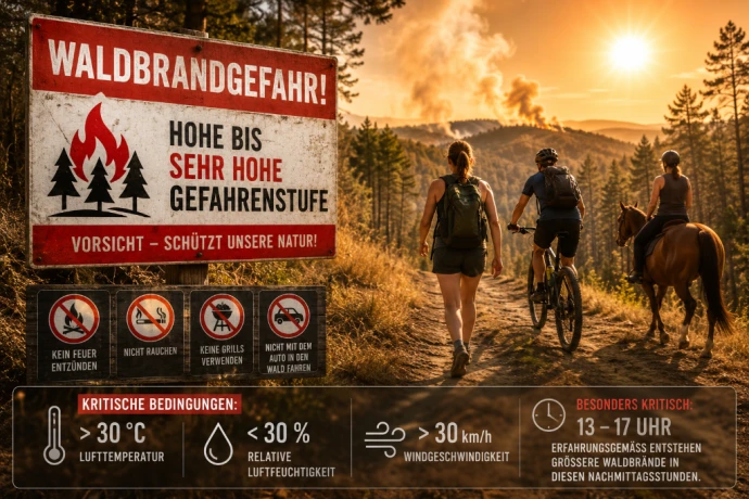 VorschauBild - Waldbrandgefahr steigt in Thüringen