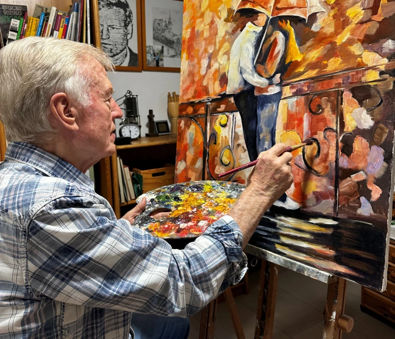Farbenfrohe Impressionen in der Rathausgalerie Schmölln | Paul Sprencz - „Impressionen aus Farbe“ 