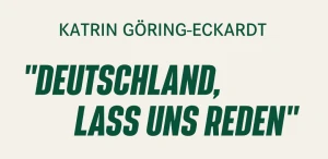 Katrin Göring-Eckardt liest in Altenburg: „Deutschland, lass uns reden“