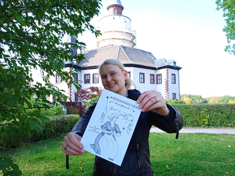 Herbstferien-Rätsel: „Ammenmärchen“ auf Burg Posterstein | Franziska Huberty, Historikerin im Museum Burg Posterstein, hat das Ferien-Programm „Ammenmärchen“ konzipiert.