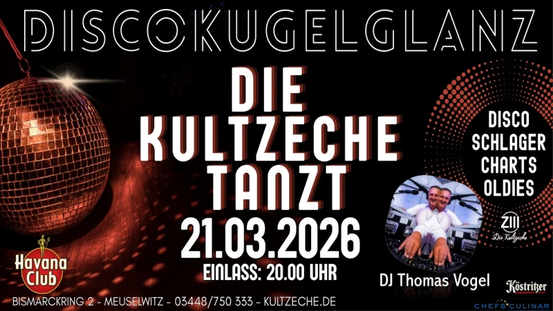 Tanze durch die Nacht: DISKOKUGELTANZ in der Alten Kaue! | 