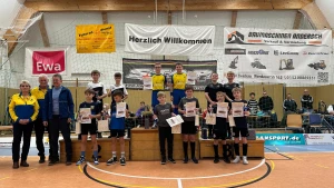 Radball Neujahrsturnier Altersklasse U13/U15 des SV Blau-Gelb Ehrenberg